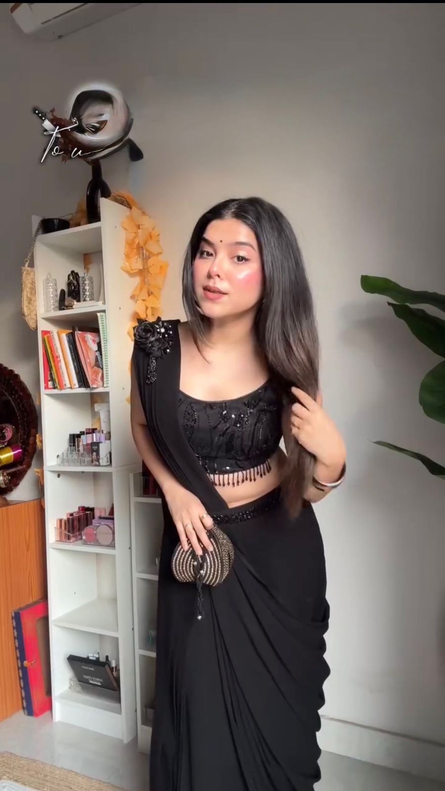 Ready to wear Dhoti Style Lehenga Saree