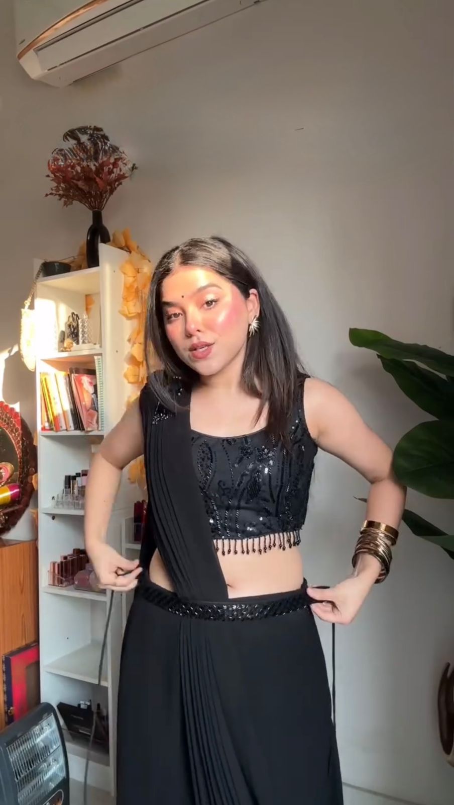 Ready to wear Dhoti Style Lehenga Saree