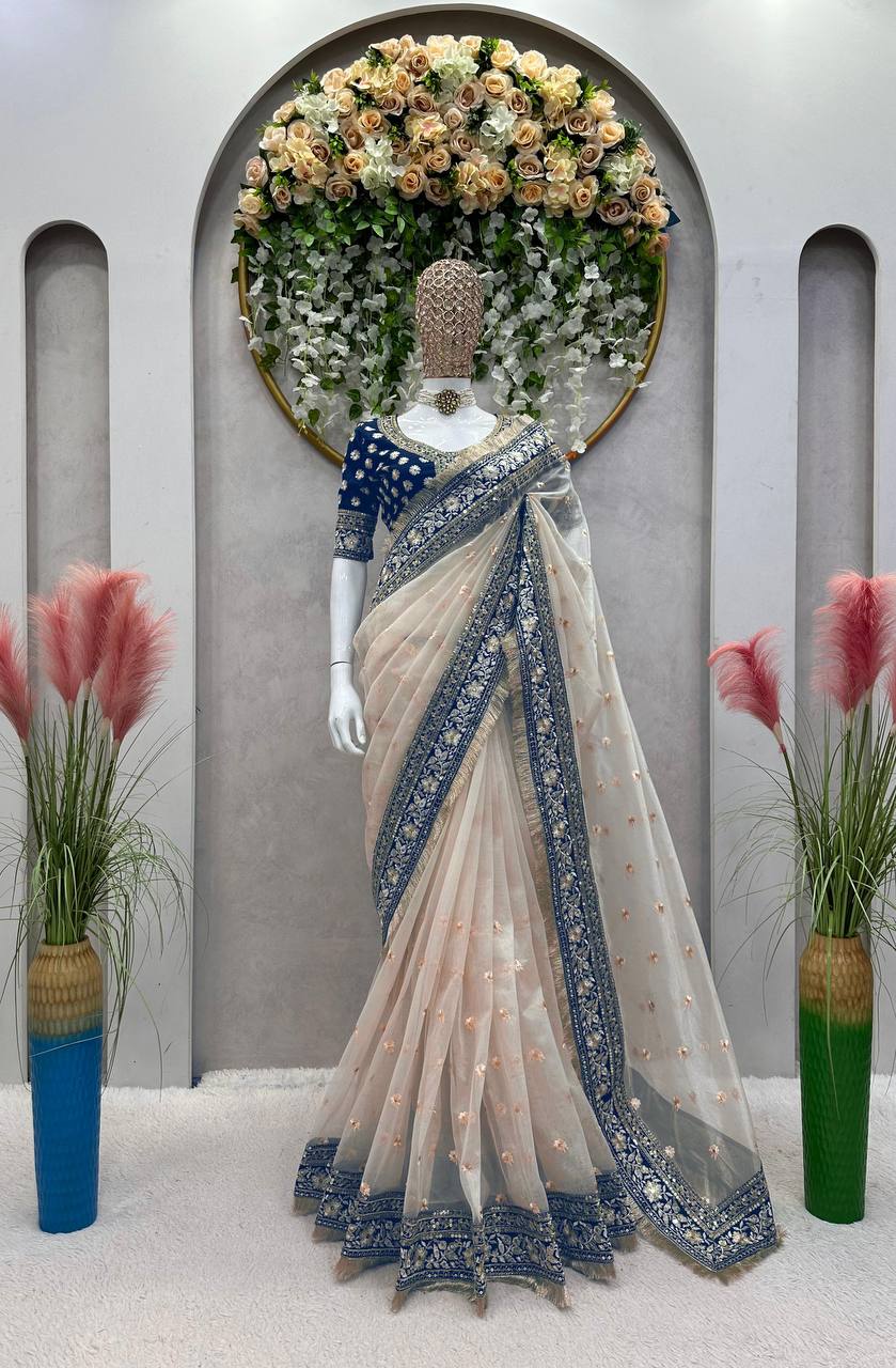 New Launching Beautiful Designer Saree KAALGI