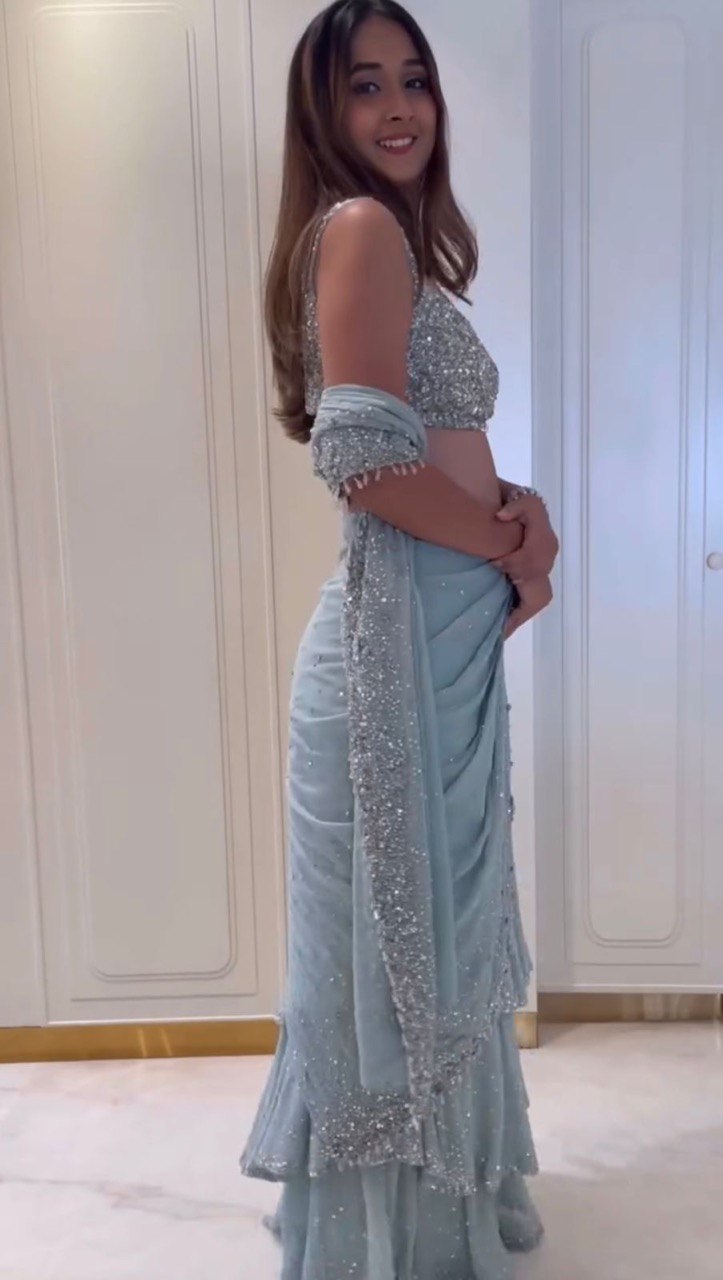 Presenting Ready to wear Lehenga saree with Two Color