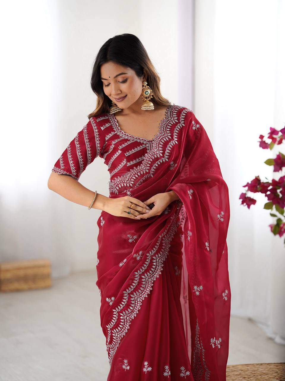 Jimmy Chu Sequence work Saree