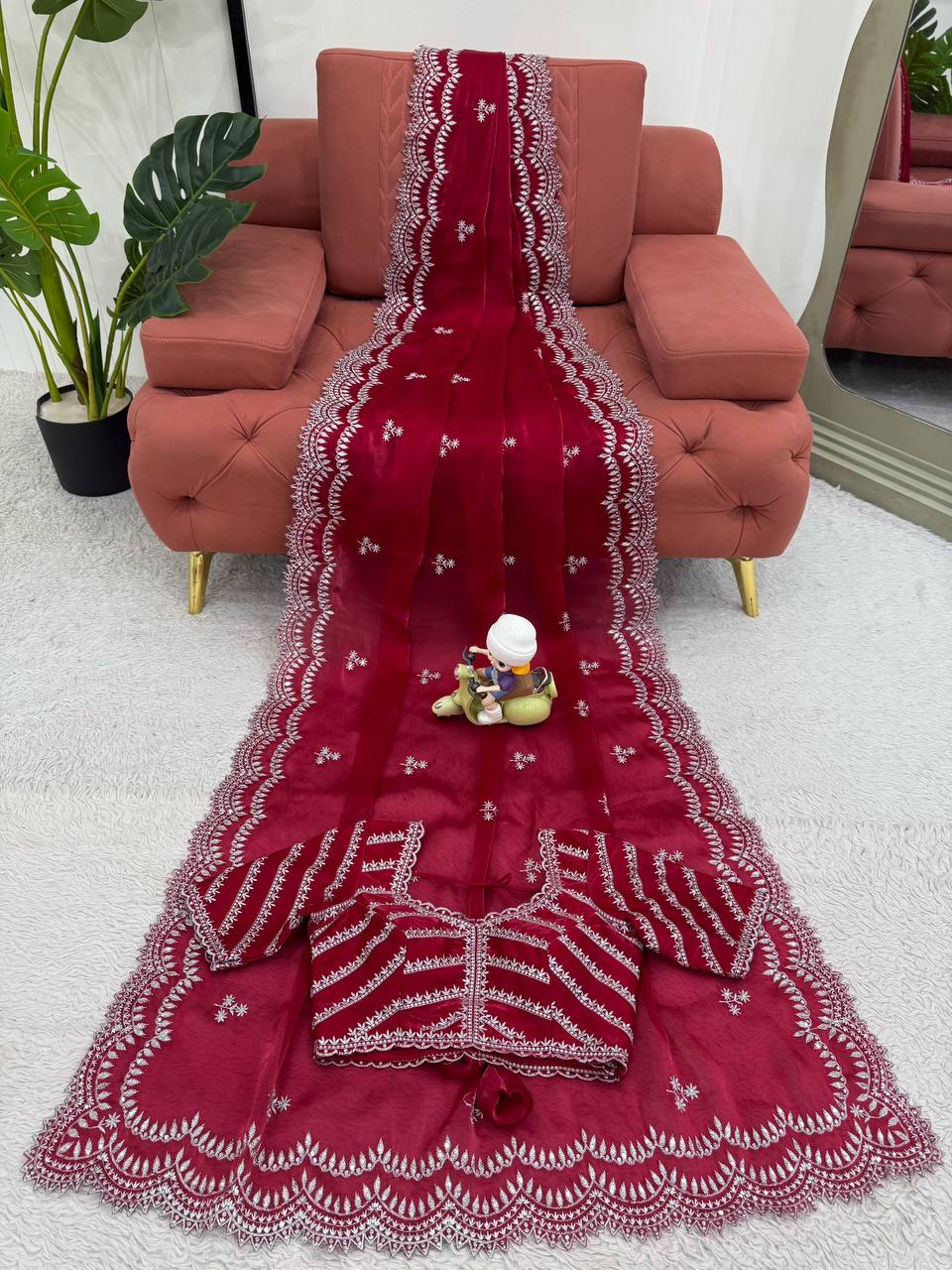 Jimmy Chu Sequence work Saree