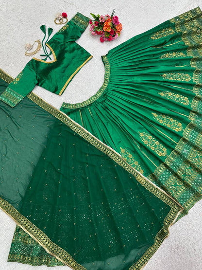 New Launching Lehenga Choli With Heavy Gher