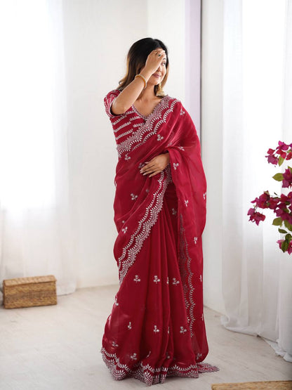 Jimmy Chu Sequence work Saree