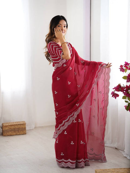 Jimmy Chu Sequence work Saree