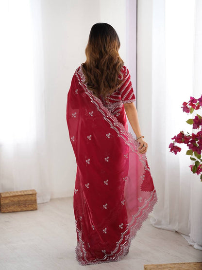 Jimmy Chu Sequence work Saree