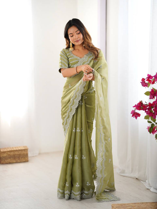 Jimmy Chu Sequence work Saree
