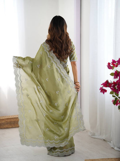 Jimmy Chu Sequence work Saree