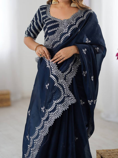 Jimmy Chu Sequence work Saree